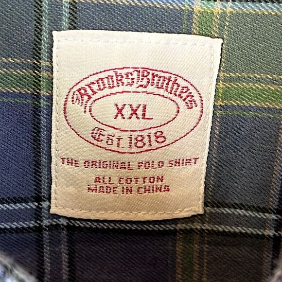 Brooks Brothers XXL Plaid The original Polo Shirt - Picture 3 of 8